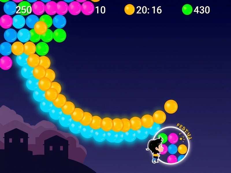Bubble Shooter Indian Delight gameplay screenshot
